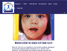 Tablet Screenshot of kidsonthegocamp.com